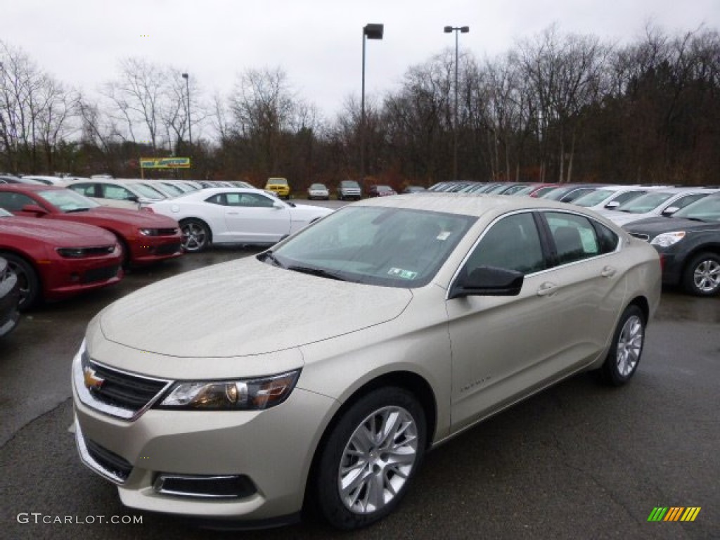 2014 Impala LS - Champagne Silver Metallic / Jet Black/Dark Titanium photo #1