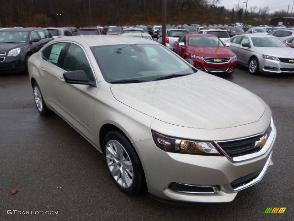 2014 Impala LS - Champagne Silver Metallic / Jet Black/Dark Titanium photo #3