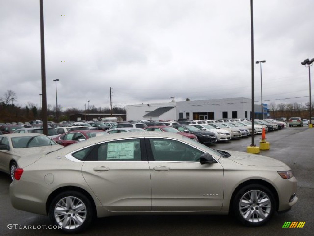 2014 Impala LS - Champagne Silver Metallic / Jet Black/Dark Titanium photo #4