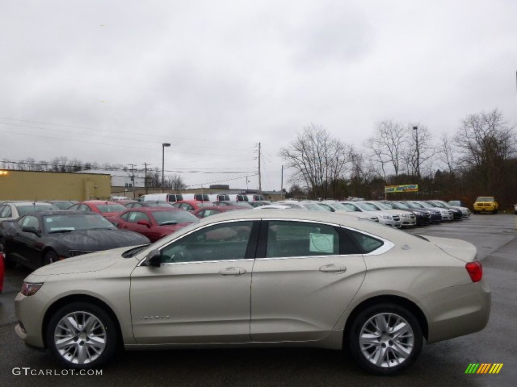 2014 Impala LS - Champagne Silver Metallic / Jet Black/Dark Titanium photo #8