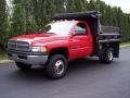 Flame Red - Ram 3500 ST Regular Cab Chassis Dump Truck Photo No. 2