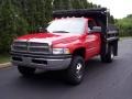 Flame Red - Ram 3500 ST Regular Cab Chassis Dump Truck Photo No. 3