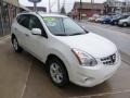 2011 Pearl White Nissan Rogue SV AWD  photo #3