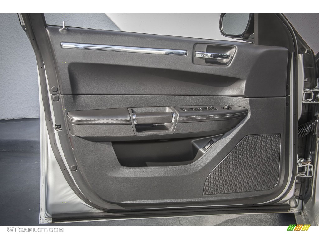 2010 Chrysler 300 SRT8 Dark Slate Gray Door Panel Photo #89125280