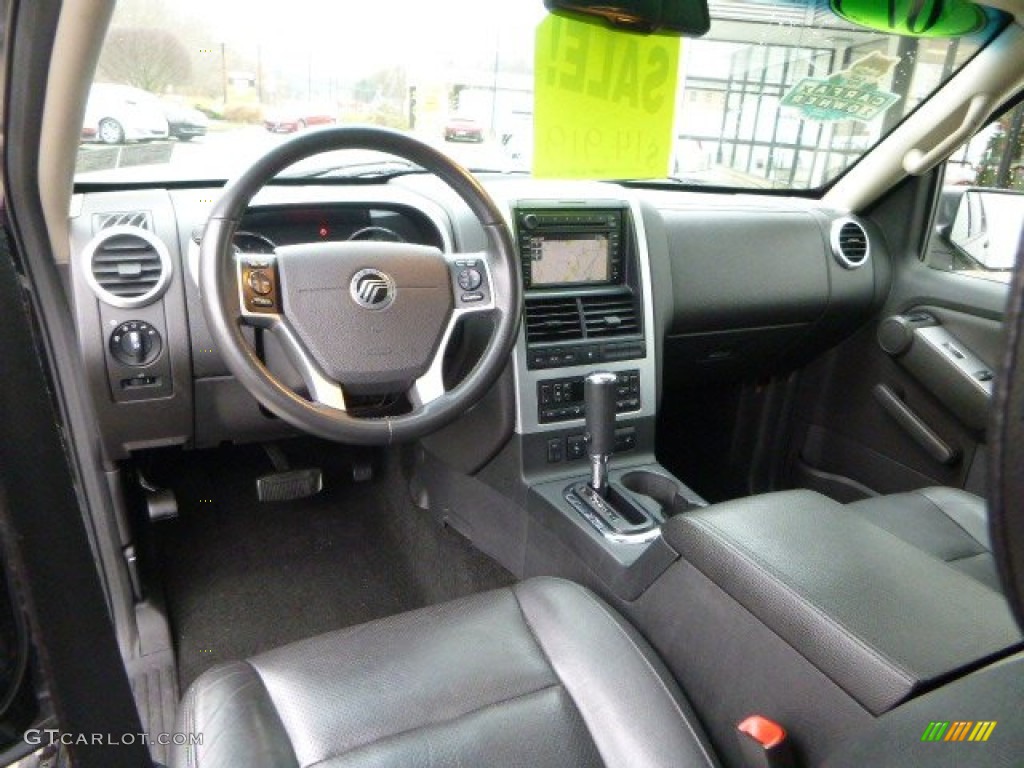 Charcoal Black Interior 2007 Mercury Mountaineer Premier AWD Photo #89125295