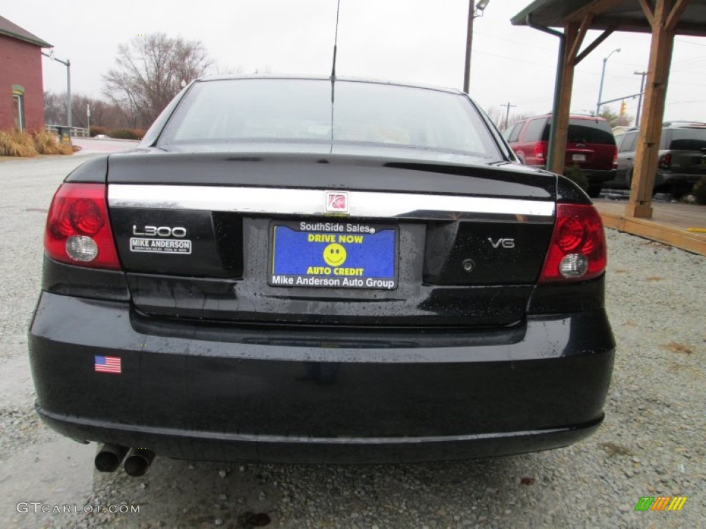 2003 L Series L300 Sedan - Black / Black photo #6