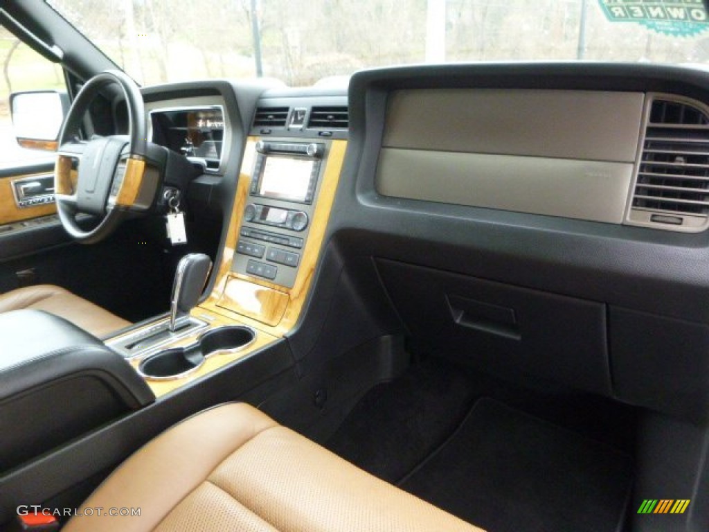 2012 Lincoln Navigator L 4x4 Canyon/Black Dashboard Photo #89125709