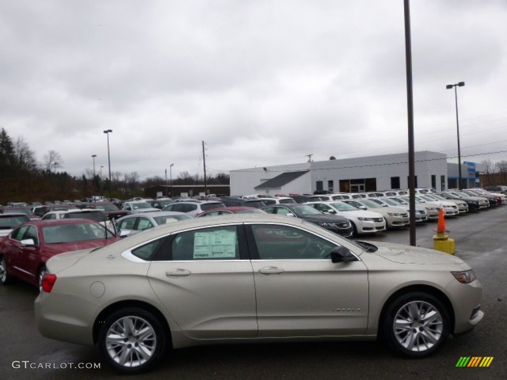 2014 Impala LS - Champagne Silver Metallic / Jet Black/Dark Titanium photo #4