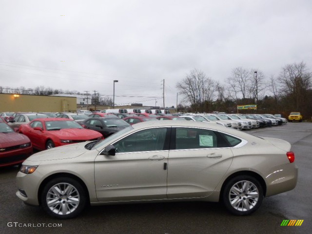 2014 Impala LS - Champagne Silver Metallic / Jet Black/Dark Titanium photo #8