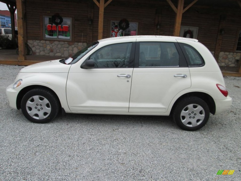 2008 PT Cruiser LX - Cool Vanilla White / Pastel Slate Gray photo #1