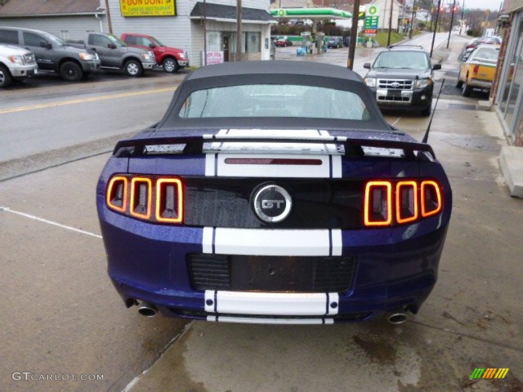 2014 Mustang GT Premium Convertible - Deep Impact Blue / Charcoal Black photo #5