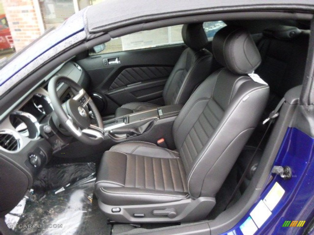 2014 Mustang GT Premium Convertible - Deep Impact Blue / Charcoal Black photo #9