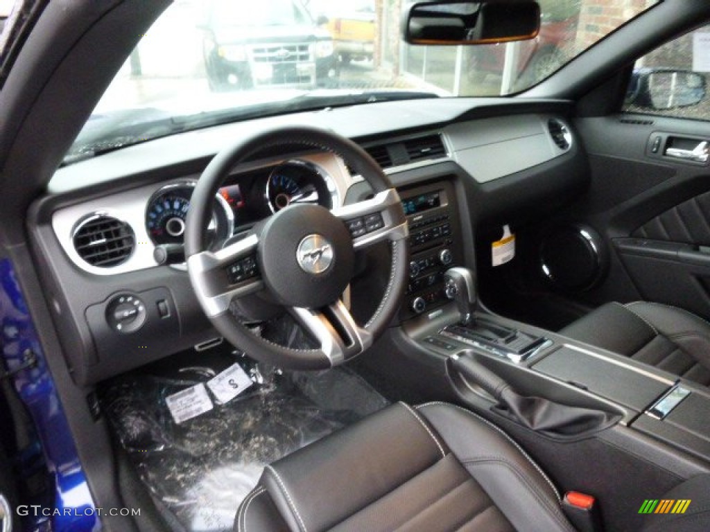 2014 Mustang GT Premium Convertible - Deep Impact Blue / Charcoal Black photo #11