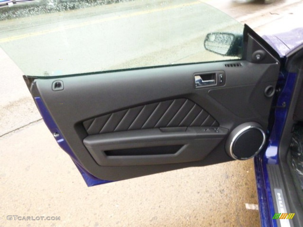 2014 Mustang GT Premium Convertible - Deep Impact Blue / Charcoal Black photo #12