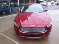 2014 Ruby Red Ford Fusion Titanium AWD  photo #2