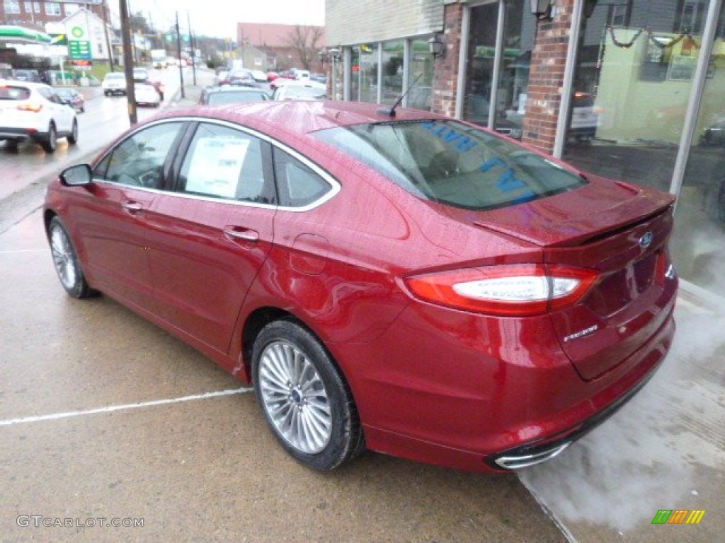 Ruby Red 2014 Ford Fusion Titanium AWD Exterior Photo #89127908