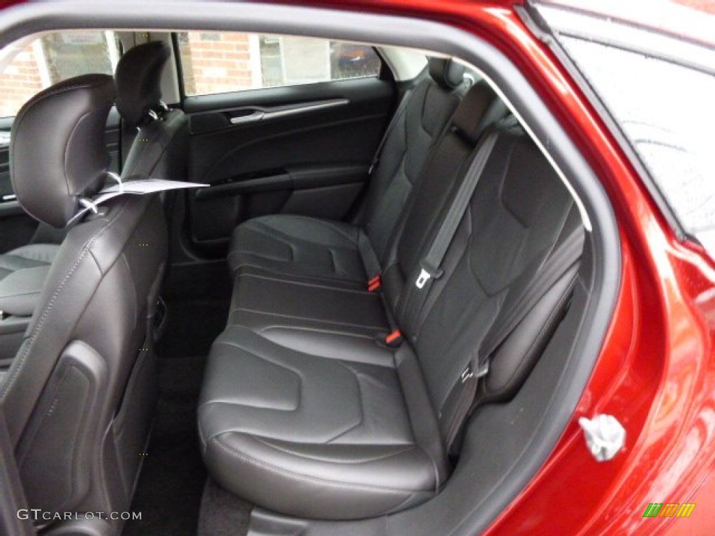 2014 Ford Fusion Titanium AWD Rear Seat Photo #89128015