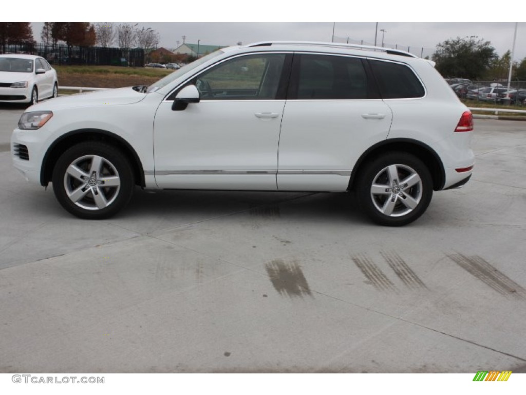Pure White 2014 Volkswagen Touareg TDI Lux 4Motion Exterior Photo #89128322