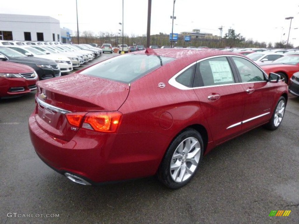 2014 Impala LTZ - Crystal Red Tintcoat / Jet Black photo #5