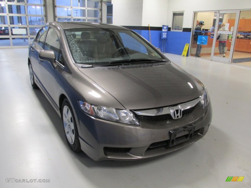 Urban Titanium Metallic 2011 Honda Civic LX Sedan Exterior Photo #89128511