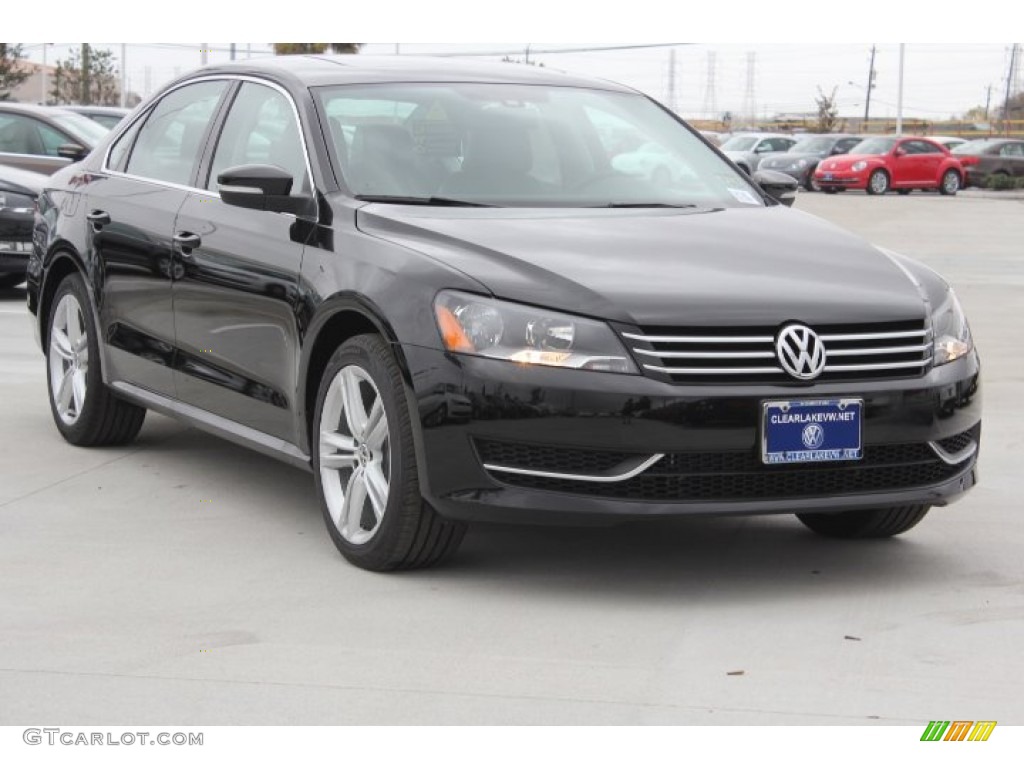 Black Volkswagen Passat