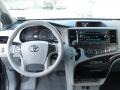 2014 Toyota Sienna Light Gray Interior Dashboard Photo