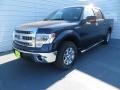 2014 Blue Jeans Ford F150 XLT SuperCrew  photo #7