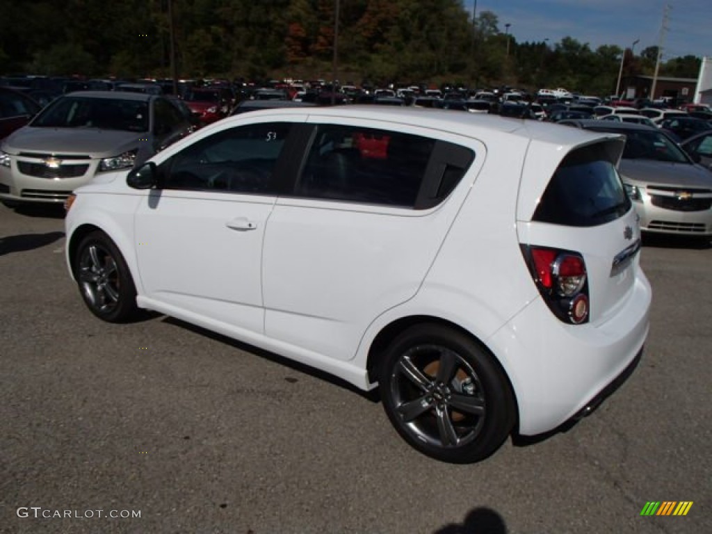 Summit White 2013 Chevrolet Sonic RS Hatch Exterior Photo #89131535