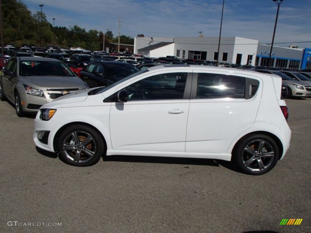 Summit White 2013 Chevrolet Sonic RS Hatch Exterior Photo #89131556