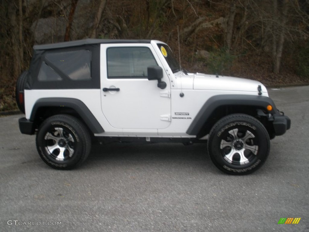 Bright White 2013 Jeep Wrangler Sport S 4x4 Exterior Photo #89131856