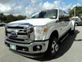 2011 Oxford White Ford F350 Super Duty Lariat Crew Cab 4x4 Dually  photo #16