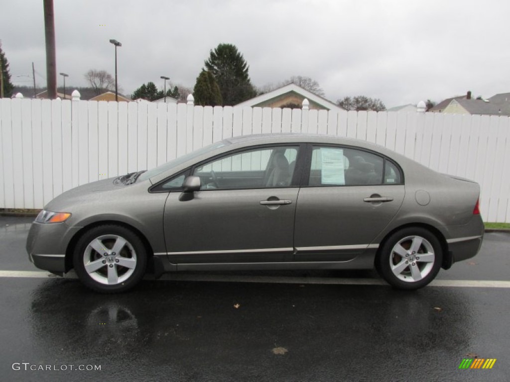 Galaxy Gray Metallic 2006 Honda Civic EX Sedan Exterior Photo #89134562