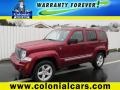 Deep Cherry Red Crystal Pearl 2012 Jeep Liberty Limited 4x4