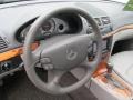 2008 Mercedes-Benz E Ash Interior Steering Wheel Photo