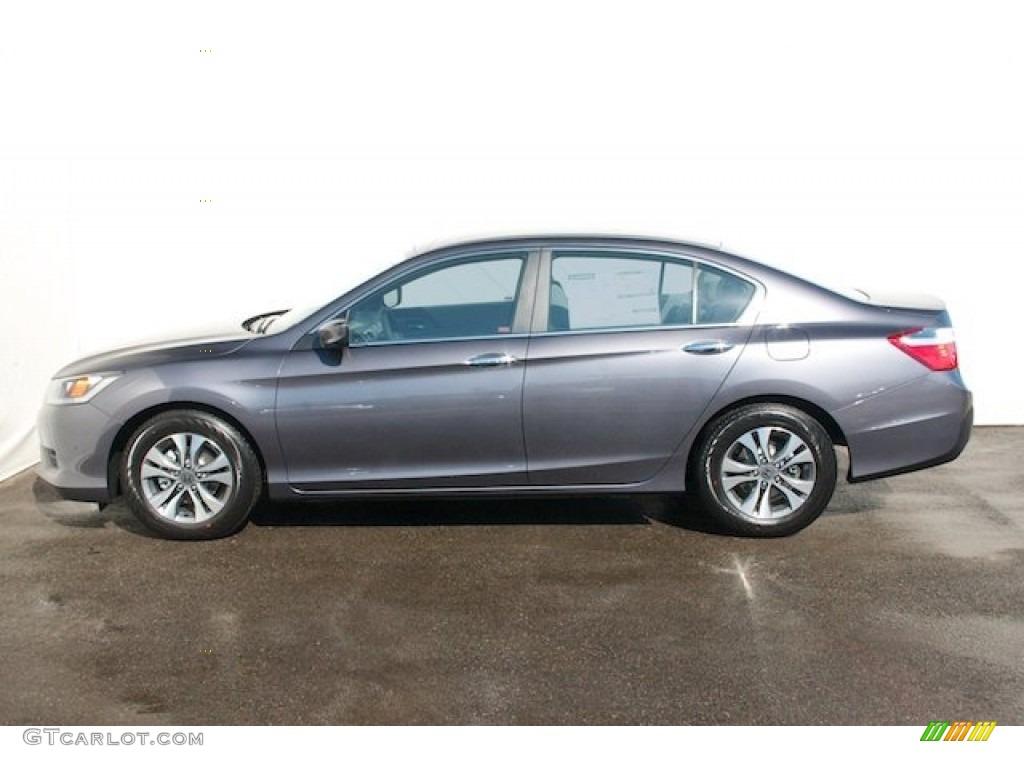 2014 Accord LX Sedan - Modern Steel Metallic / Gray photo #4