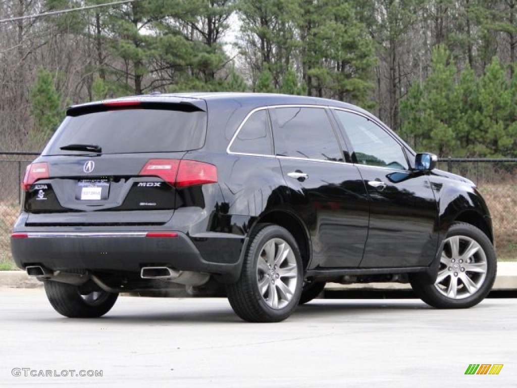 2011 MDX Advance - Crystal Black Pearl / Umber photo #2