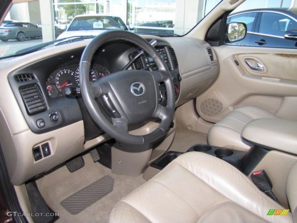 2002 Tribute ES V6 - Chestnut Metallic / Beige photo #12