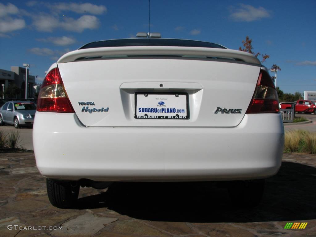 2002 Prius Hybrid - Super White / Gray photo #6