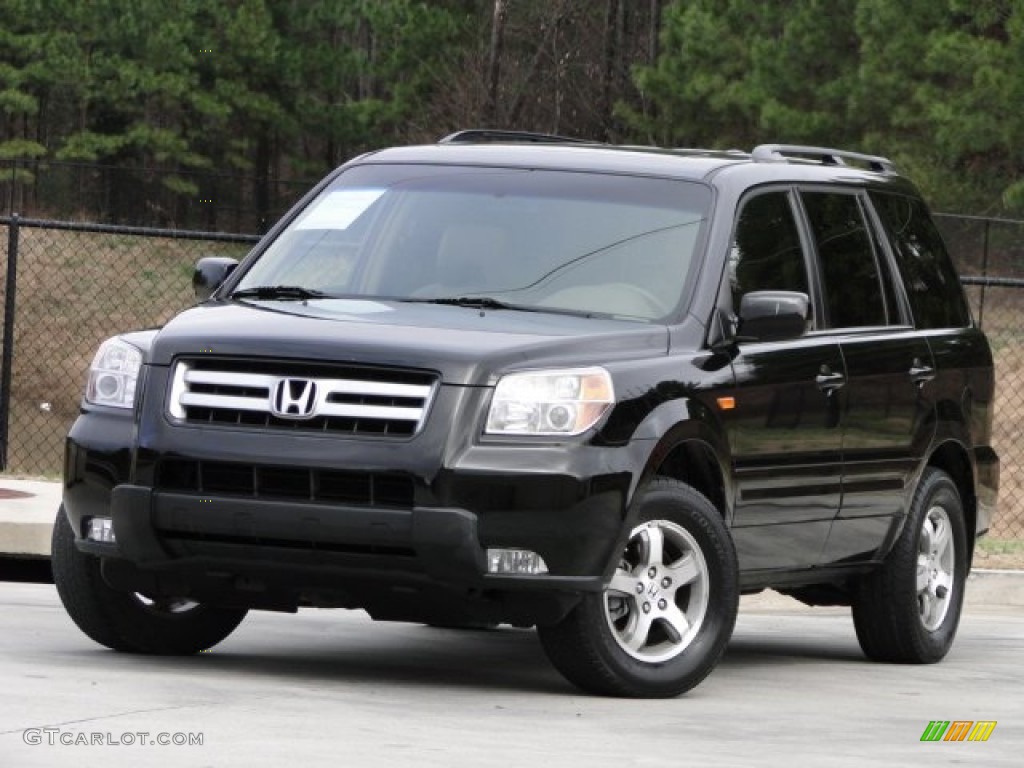 Formal Black 2007 Honda Pilot EXL Exterior Photo 89137964