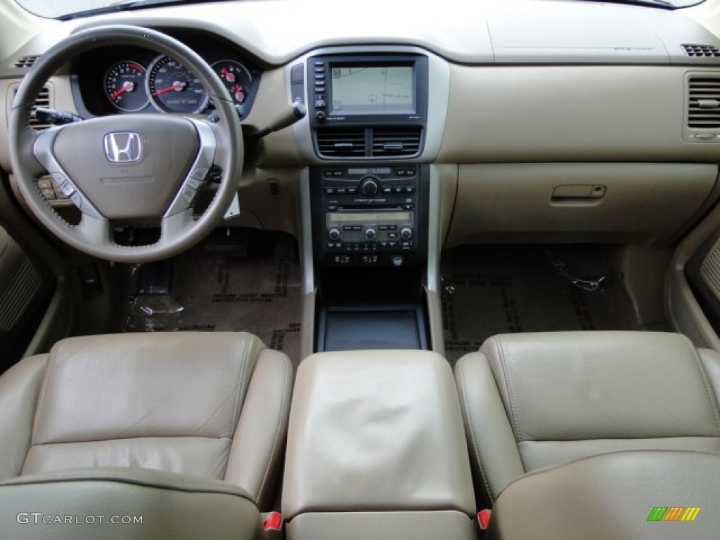 2007 Honda Pilot EX-L Saddle Dashboard Photo #89138078