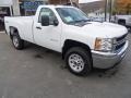 2014 Summit White Chevrolet Silverado 3500HD WT Regular Cab 4x4  photo #4