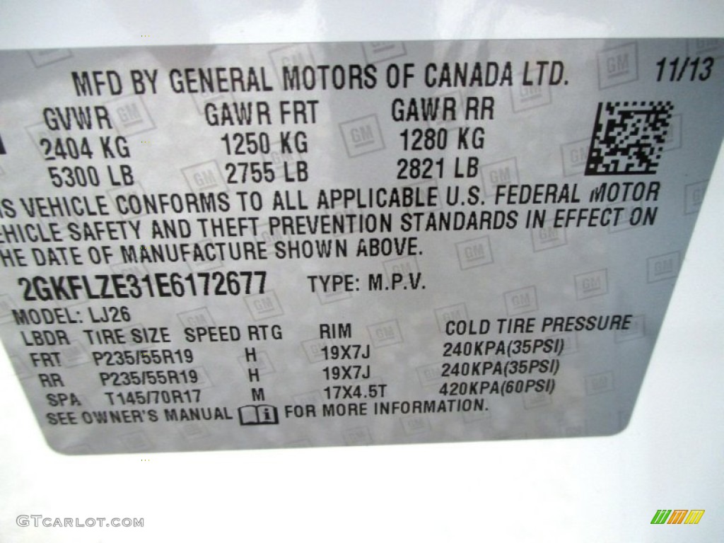 2014 Terrain Denali AWD - Summit White / Jet Black photo #6