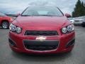 2013 Crystal Red Tintcoat Chevrolet Sonic LS Sedan  photo #2