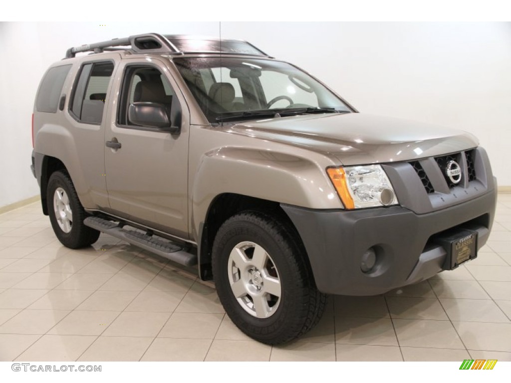 2007 Xterra S 4x4 - Desert Stone Metallic / Desert/Graphite photo #1