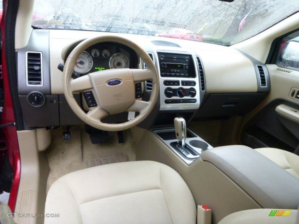 Camel Interior 2007 Ford Edge SEL AWD Photo #89139656