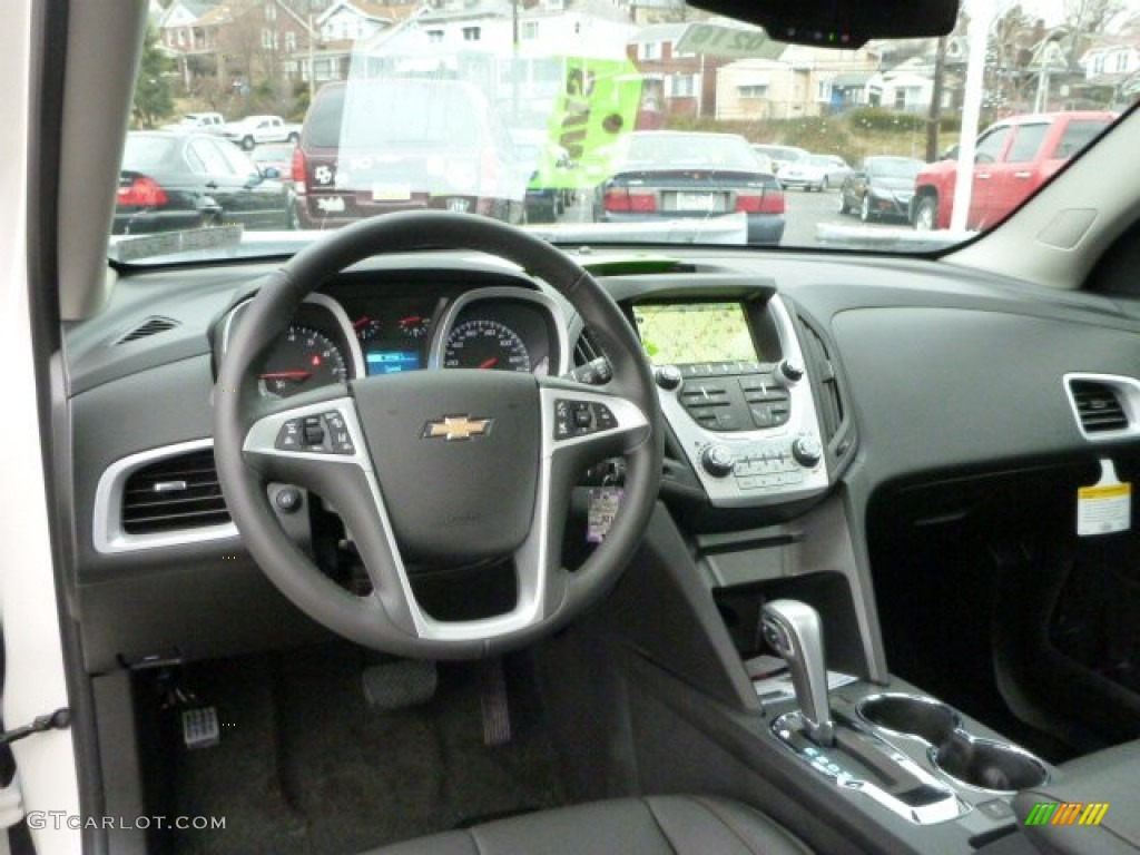 2014 Chevrolet Equinox LTZ AWD Jet Black Dashboard Photo #89141349