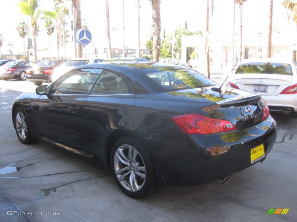 2009 G 37 S Sport Convertible - Black Obsidian / Graphite photo #4