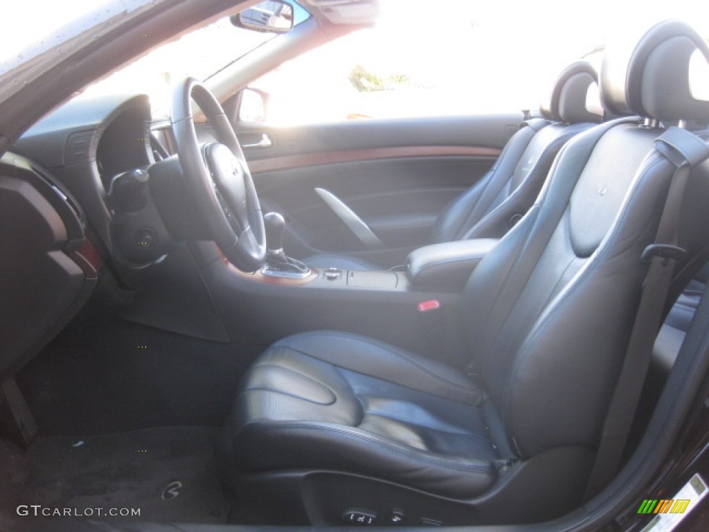 2009 G 37 S Sport Convertible - Black Obsidian / Graphite photo #18