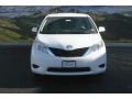 2014 Super White Toyota Sienna LE  photo #2