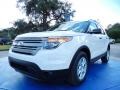 2014 Oxford White Ford Explorer FWD  photo #1